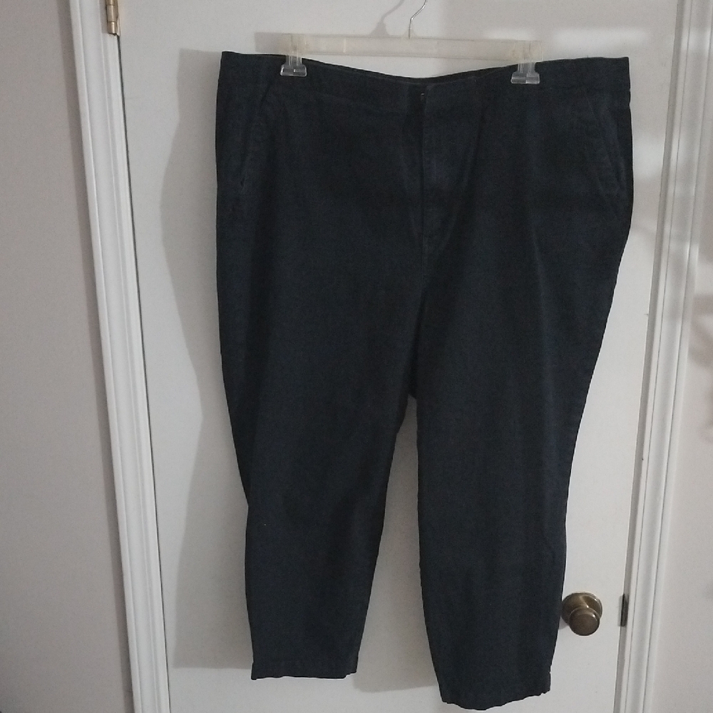 Torrid Women's Black/Navy Blue Straight Leg Pants